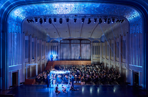 The Cleveland Orchestra and Joffrey Ballet performing 'The Miraculous Mandarin' at Severance Hall. 